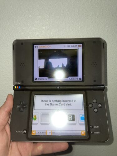 Nintendo DSi XL Bronze System Handheld Console w/ Wall Charger Bundled Brown