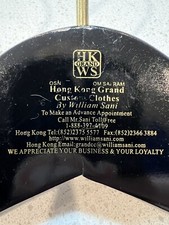 Hong Kong Grand Hotel William Sani Coat Clothes MCM Hollywood Regency Hanger