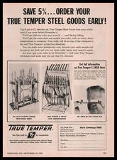 1955 True Temper Corp Cleveland Ohio Garden Shears Grass Tools Displays Print Ad