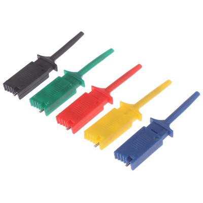 5Pcs/set Meter Tester Leads Test Probe Hook For SMD IC Test Cilps SMD IC Hoo _cn