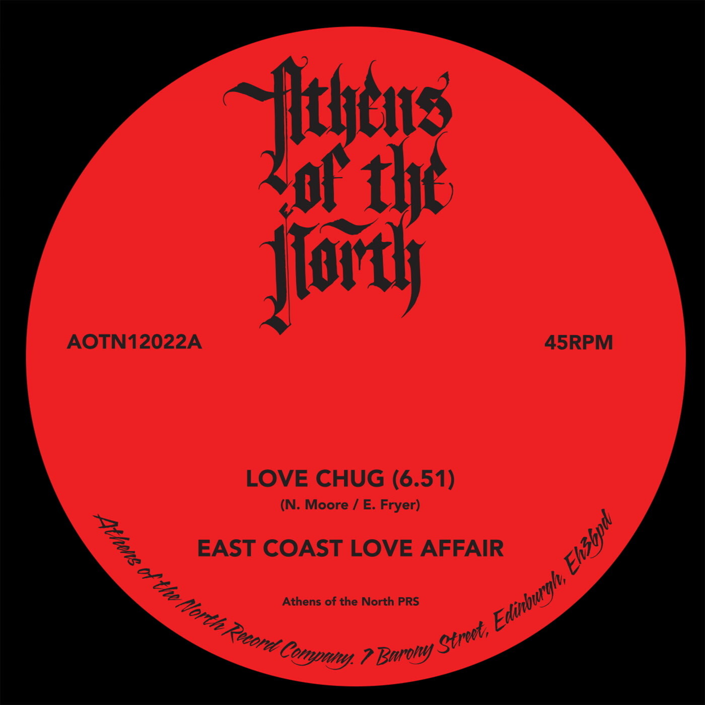 East Coast Love Affair/BDK Love Chug (Vinyl LP) 12" Single