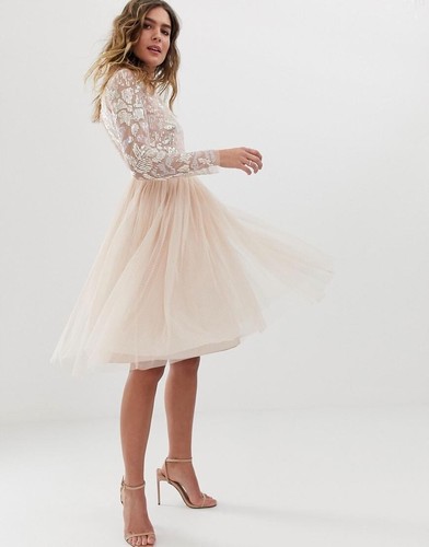 long sleeve midi dress 