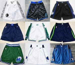 Adult S-3XL Dallas Maverick Short Pants Stitched With Pocket