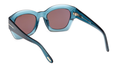 Tom Ford GUILLIANA FT1083 90L Shiny Blue/Roviex Mirrored  display picture 1