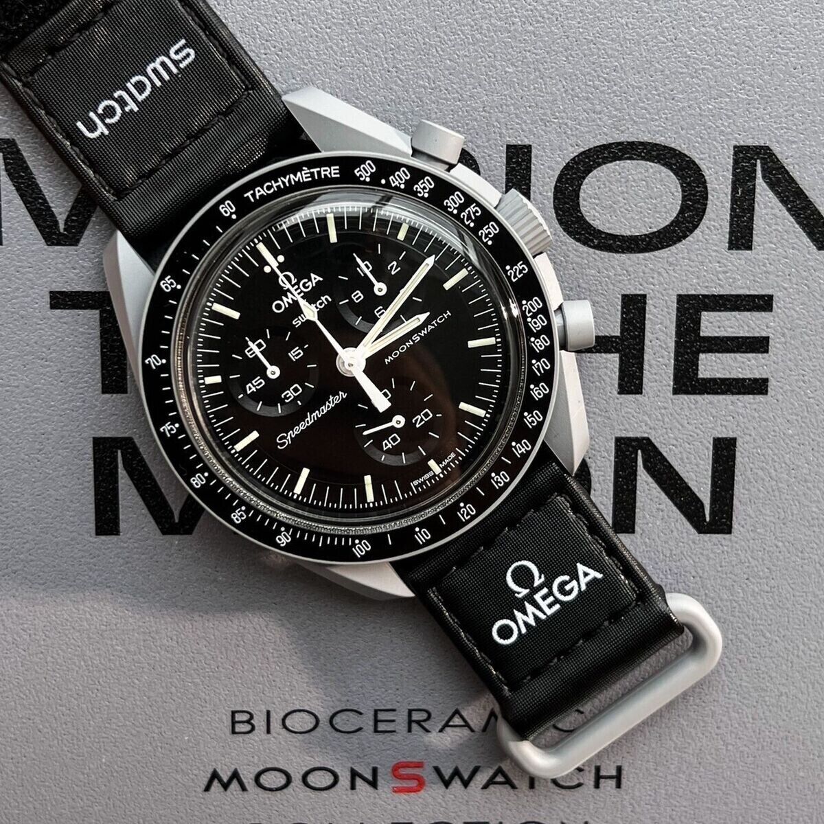 Omega x Swatch Mission to the Moon Bioceramic Moonwatch Omega x Swatch Mission to the Moon Bioceramic Moonwatch