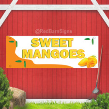 Sweet Mangoes Indoor Outdoor Vinyl Banner Design FREE SHIPPING