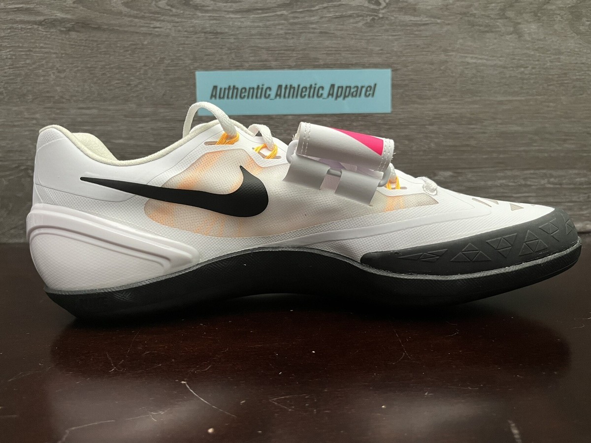 Nike Zoom Rotational 6 Track Throwing Shoes White Pink Men display picture 2