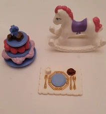 FISHER PRICE Loving Family Dollhouse ROCKING HORSE And A Few Other Items