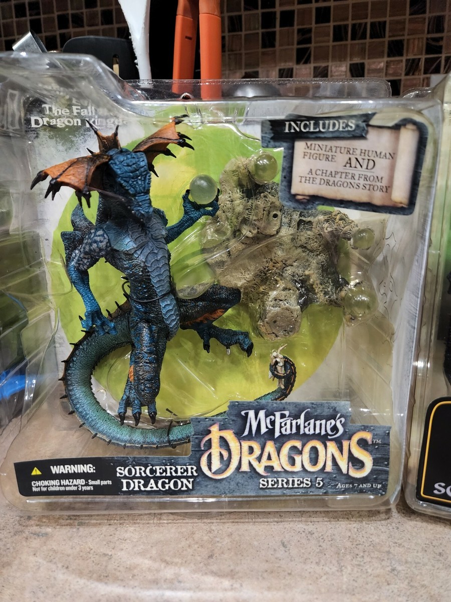 McFarlane's Dragons Series 5 フィギュア 4体セット New Sealed McFarlane Dragons Series 5 Sorcerer Dragon and