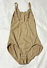 Sweet Nothings by Maidenform Body Briefer Wear Your Own Bra Shapewear Large Tan