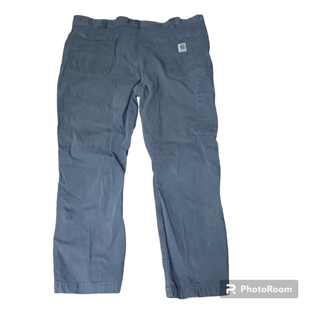 Carhartt Relaxed Fit Work Pants Gray 102291-039 Cell Phone Pocket