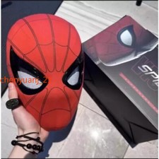 US 1:1 Spiderman Full Helmet Wearable Mask Remote Control Cosplay Props Gifts