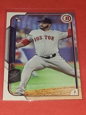 RED SOX EDWIN ESCOBAR 2015 BOWMAN #133