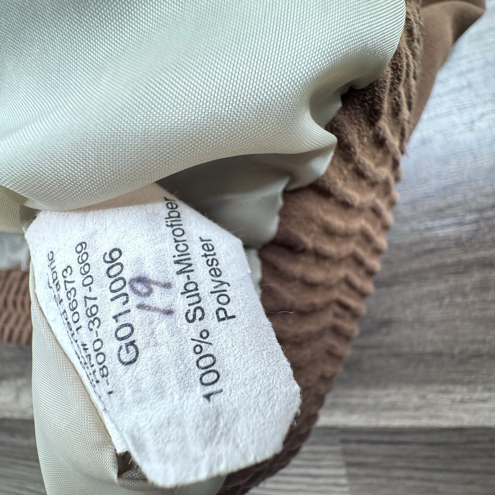 Zero Restriction Men Large Brown Micro Suede Golf… - image 4