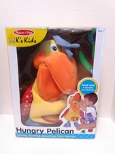 Melissa & Doug K's Kids Hungry Pelican Soft Baby Educational Toy Plush Play Set