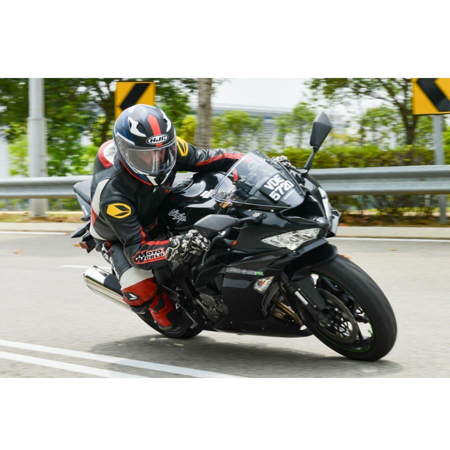 HJC I70 Rias Motorcycle Bike Scooter Full Face Crash Helmet Black Red ...