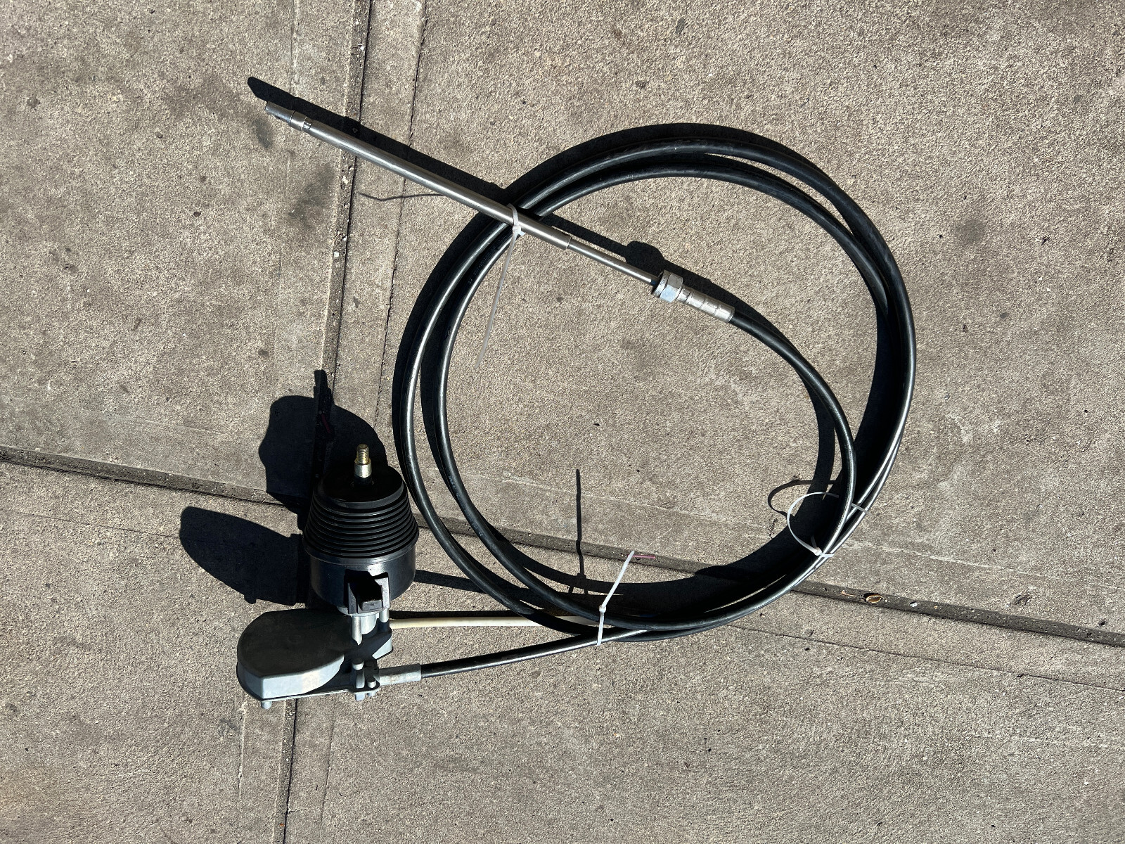 Teleflex Marine Boat Steering rack with 14ft cable | eBay