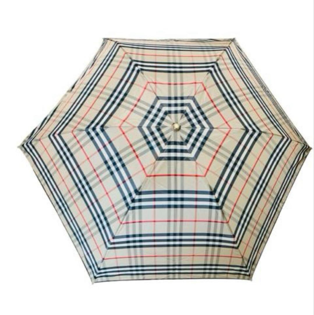 Burberry Nova Check Folding umbrella Parasol beige unisex fashion