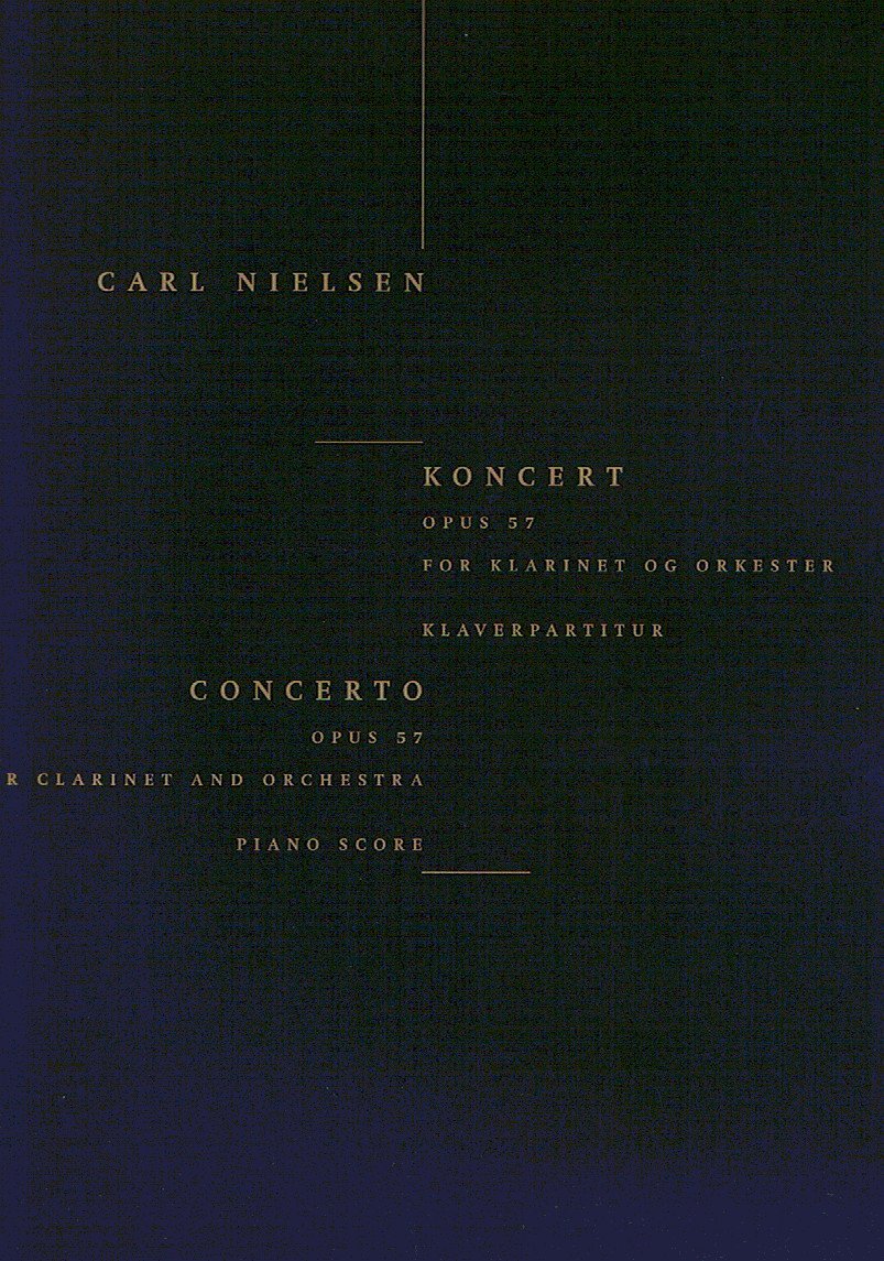 Concerto Op. 57 and Piano Reduction by Nielsen