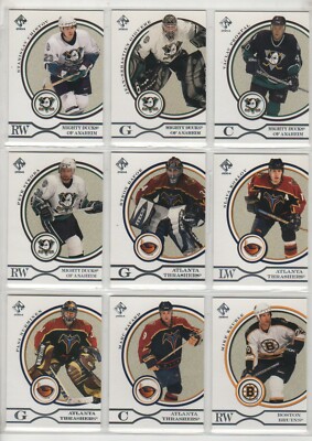 2003-04 Pacific Private Stock Reserve Hockey Retail 100 Card Set