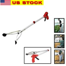 Foldable Pick Up Tool Grabber Reacher Stick Reaching Grab Extend Reach 32" inch