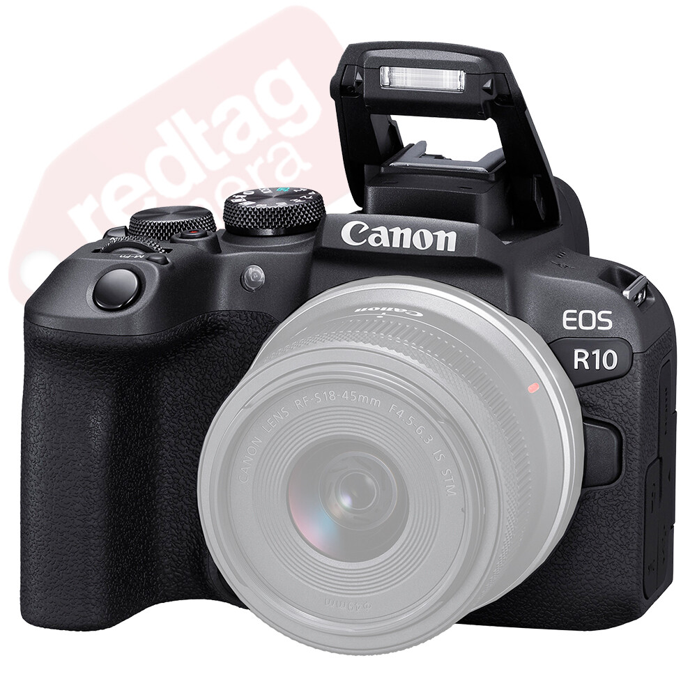 Canon EOS R10 Mirrorless Camera Body + 3 Lens Kit 18-45mm + 32GB +