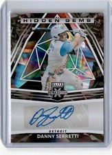 2022 Elite Extra Edition Hidden Gems Danny Serretti Auto (B71) A4 Tigers