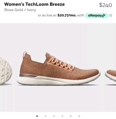 Apl Techloom Breeze Sneakers Rosegold Shimmer Copper