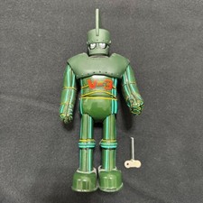 Osamu Tezuka Big X V-3 Robot Tin Plastic Wind up toy 24cm Rare Vintage