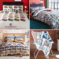Vw Campervan Duvet Cover Set, Beetles Or City Vdub Licensed Bedding Vw Campervan Duvet Cover Set, Beetles Or City Vdub Licensed Bedding