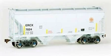 American Limited Models 2004 HO ERCX Trinity 3281 2-Bay Covered Hopper #7024