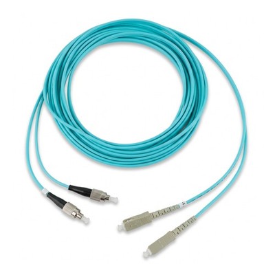 Fiber Optic Cable Patch Cord SC to FC Duplex Multimode 10G OM3  1m-40m