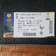 Ticket Tottenham Hotspur v FC Dnipro 2013 / 2014 Europa League Round of 32 Spurs