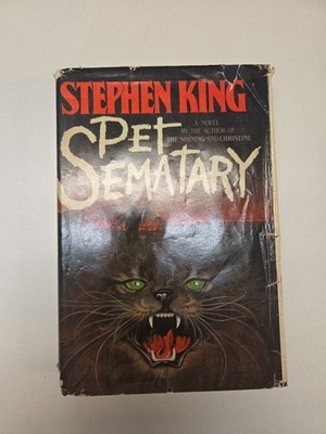Stephen King Pet Sematary Stated First Edition 1983 Doubleday HC/DJ 1st State DJ