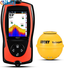 Ecoscandaglio Da Pesca Portatile Sensore Sonar Trasduttore Cercatore Di Profondi