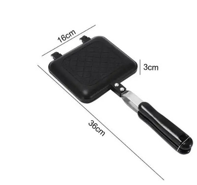 Sandwichmaker Eisen Antihaft Gas Brot Toast Frühstück Waffel Pfannkuchen