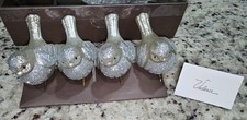 Set of 4 Valerie Parr Hill Mercury Glass Bird...