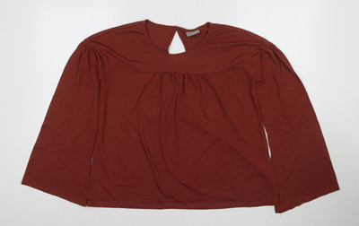 Braune Damenbluse von Vero Moda, Größe S