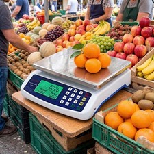 Commercial Food Scale 88lb/40kg Digital Price Computing Deli Market Weighing Nbg