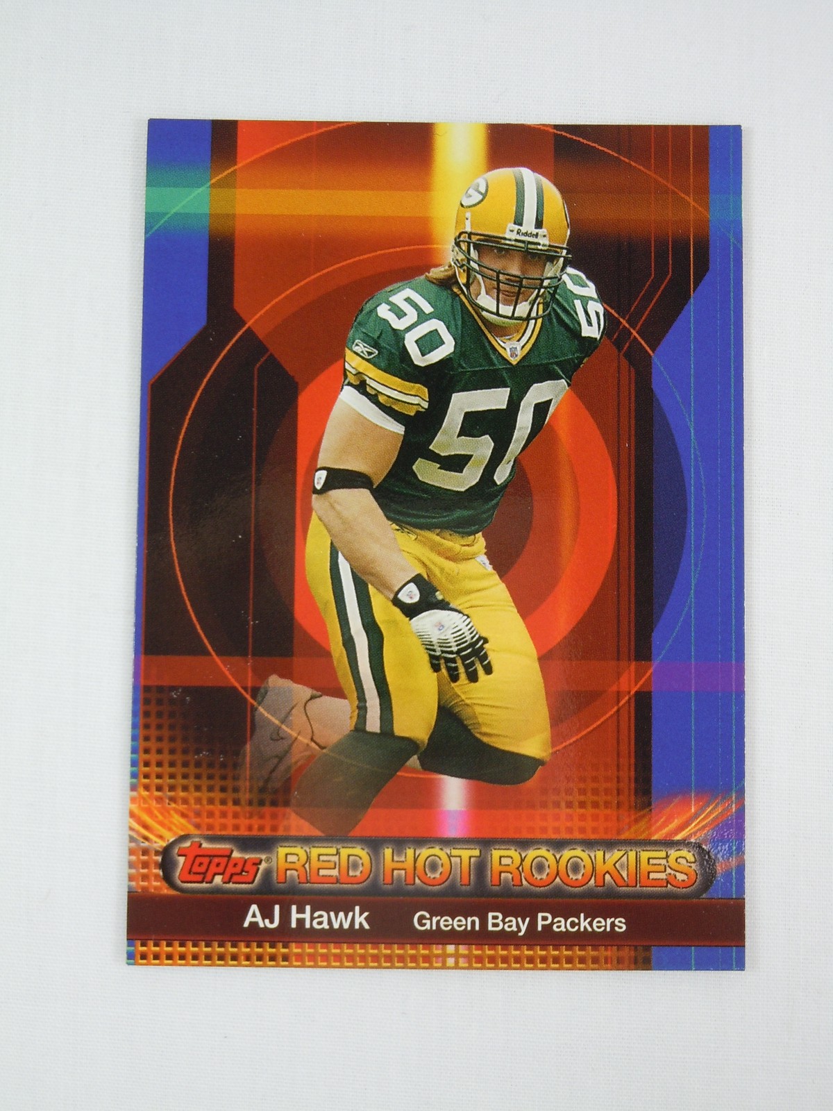 AJ Hawk Topps Red Hot Rookies #3 Base