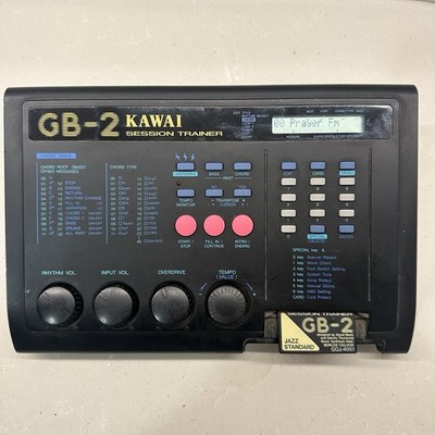 Kawai GB-2 Guitar Session Trainer + Jazz Standard Rom Card GOJ-4051 Tested JAPAN