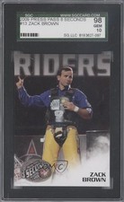 2009 Press Pass 8 Seconds Zack Brown #13 SGC 10 GEM 0a2