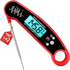 Meat Thermometer Digital, 1-2 Sec Instant Read, Stocking Stuffers for Men
