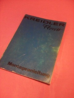 kreidler florett montageanleitung gebraucht