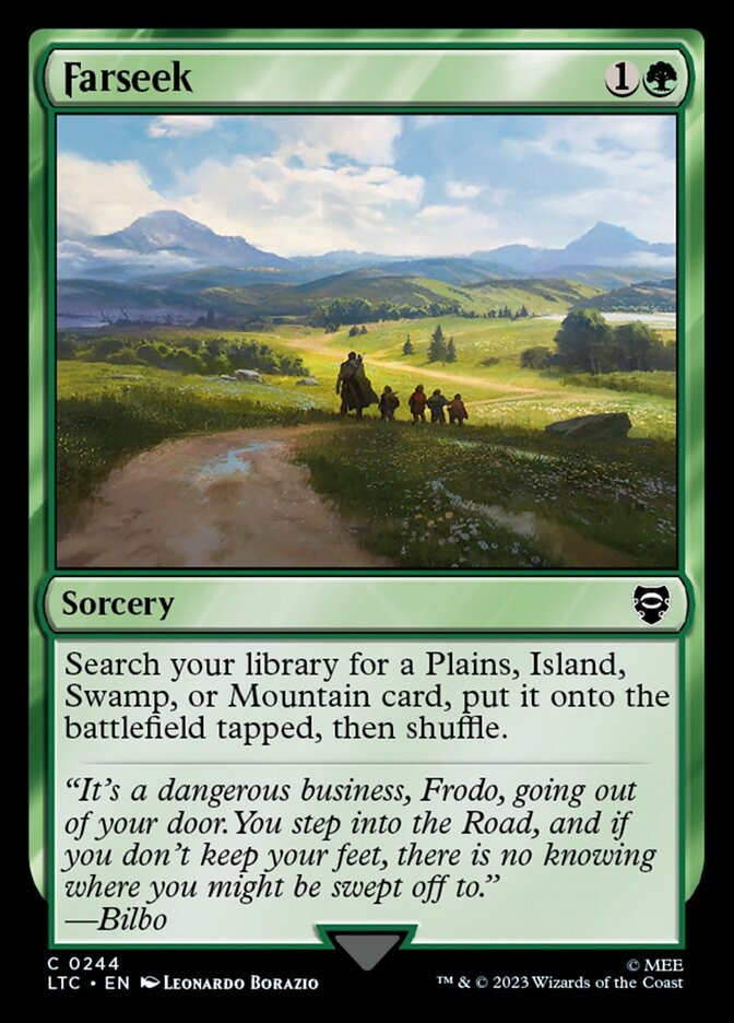 Farseek 244 NM Tales of Middle-earth Commander MTG