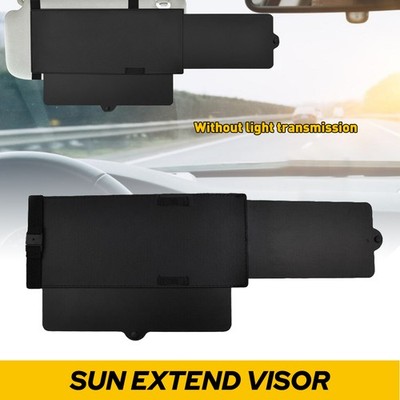 2in1 Car Sun Visor Extension Extender Shield Front Side Window Shade ...