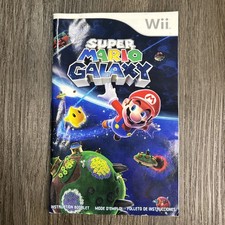  Manual Only Super Mario Galaxy - Nintendo Wii Authentic Instruction Booklet