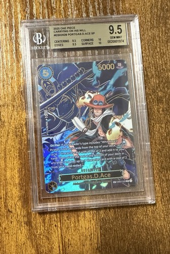 Portgas.D.Ace (SP Card) graded BGS 9.5 for sale on eBay