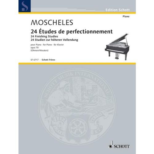 24 Studien zur höheren Vollendung op. 70 (Moscheles) - Klavier E-Noten (PDF)
