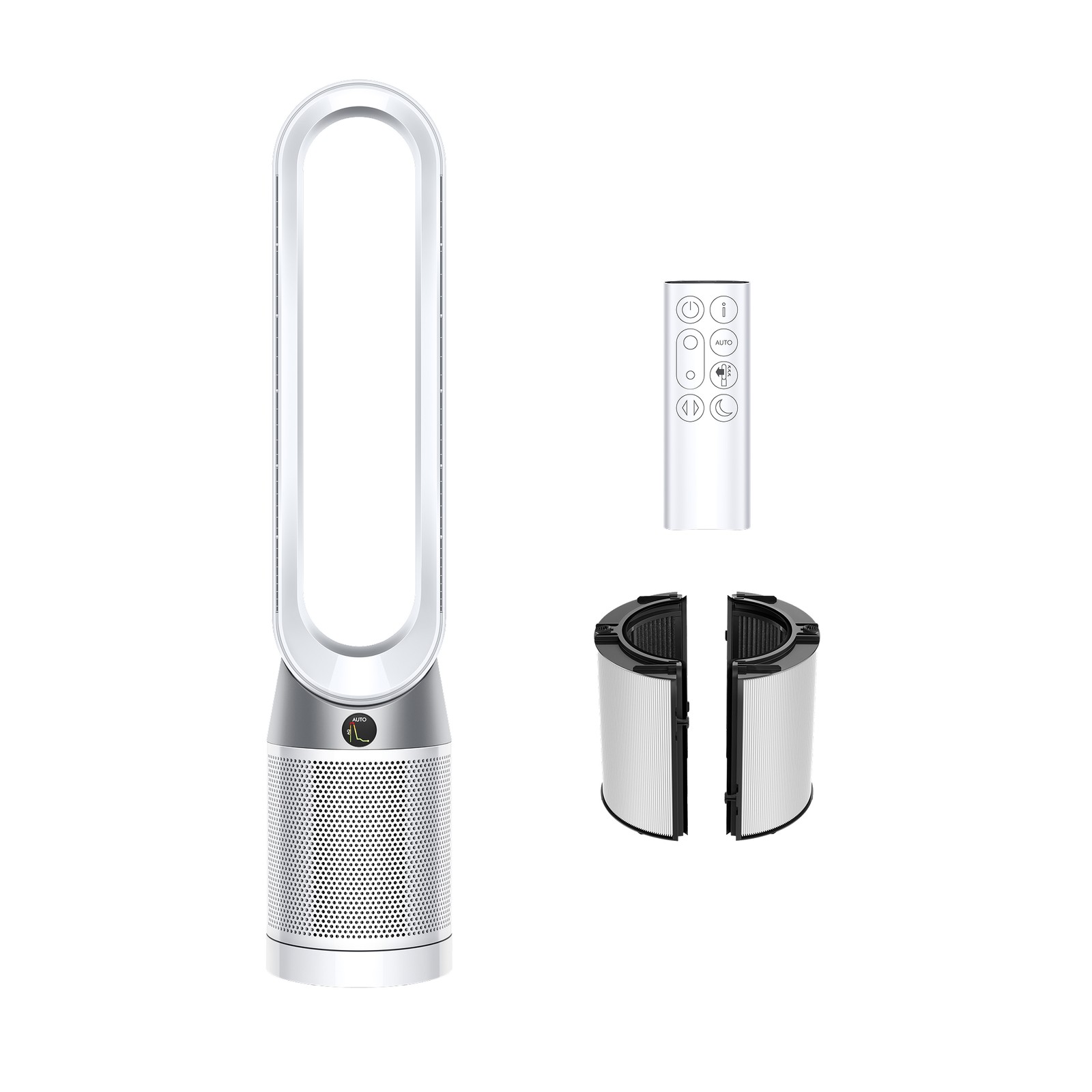 Dyson Purifier Cool™ TP7C Purifying Tower Fan | White/Silver | Refurbished